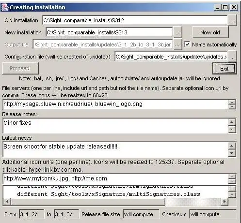 Download web tool or web app stableUpdate autoupdate tool