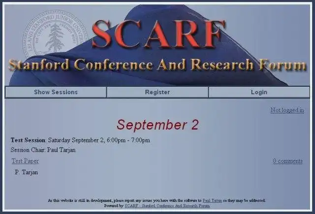 Download web tool or web app Stanford Conference And Research Forum