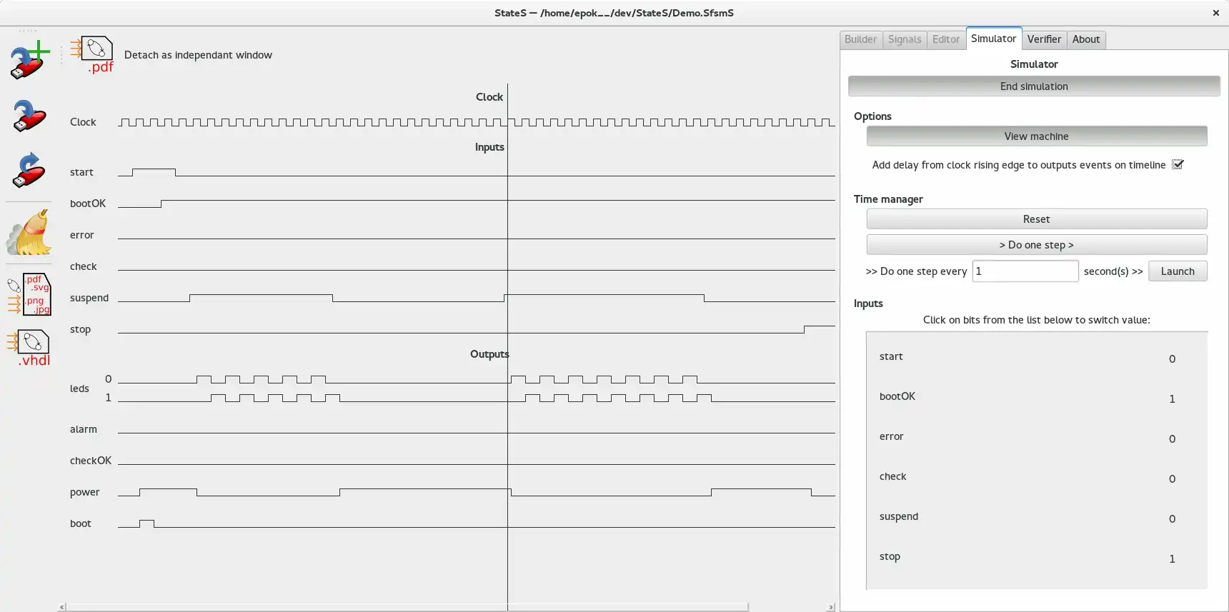 Download web tool or web app StateS to run in Linux online