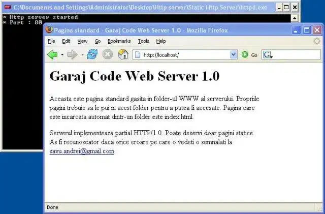 Download web tool or web app Static http server