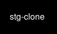 Run stg-clone in OnWorks free hosting provider over Ubuntu Online, Fedora Online, Windows online emulator or MAC OS online emulator