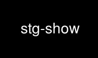 Run stg-show in OnWorks free hosting provider over Ubuntu Online, Fedora Online, Windows online emulator or MAC OS online emulator