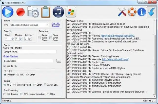 Download web tool or web app StreamRecorder.NET