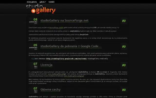 Download web tool or web app studioGallery