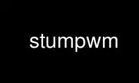 Run stumpwm in OnWorks free hosting provider over Ubuntu Online, Fedora Online, Windows online emulator or MAC OS online emulator