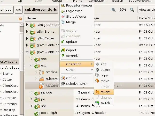 Download web tool or web app SubdiverSVN