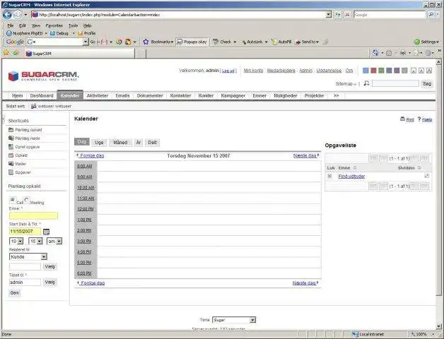 Download web tool or web app SugarCrm 5.0 Danish Language Pack