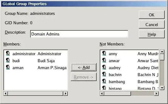 Download web tool or web app SUM-Samba User Manager