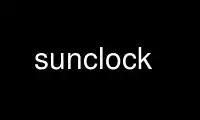 Run sunclock in OnWorks free hosting provider over Ubuntu Online, Fedora Online, Windows online emulator or MAC OS online emulator