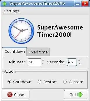 Download web tool or web app SuperAwesomeTimer2000