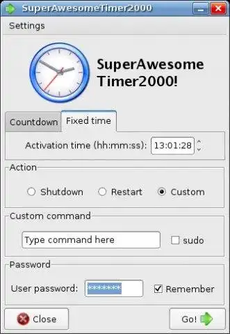 Download web tool or web app SuperAwesomeTimer2000