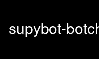 Run supybot-botchk in OnWorks free hosting provider over Ubuntu Online, Fedora Online, Windows online emulator or MAC OS online emulator