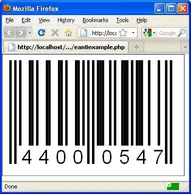 Download web tool or web app SVG barcode for PHP Application 