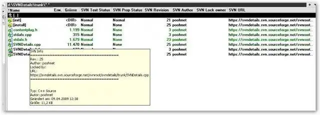 Download web tool or web app SVNDetails