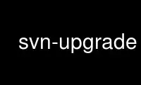 Run svn-upgrade in OnWorks free hosting provider over Ubuntu Online, Fedora Online, Windows online emulator or MAC OS online emulator