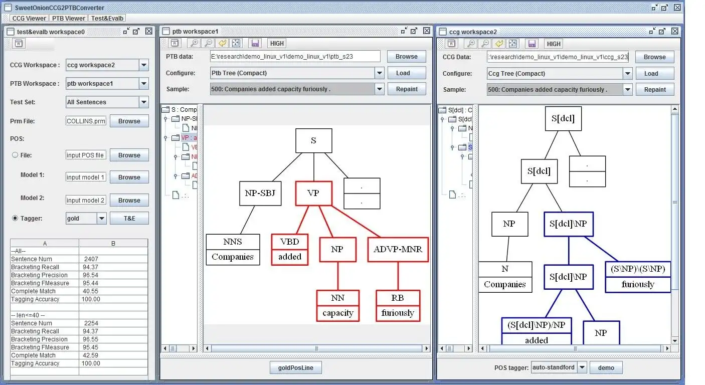 Download web tool or web app SweetOnionCCG2PTBConverter