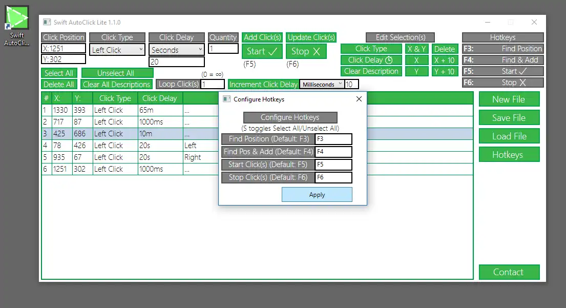 Download web tool or web app Swift Auto Mouse Click 1.1.2