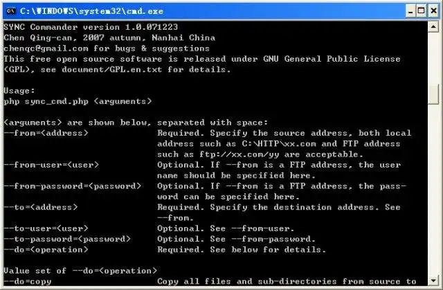 Download web tool or web app SYNC Commander