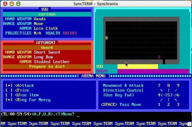 Download web tool or web app SyncTERM