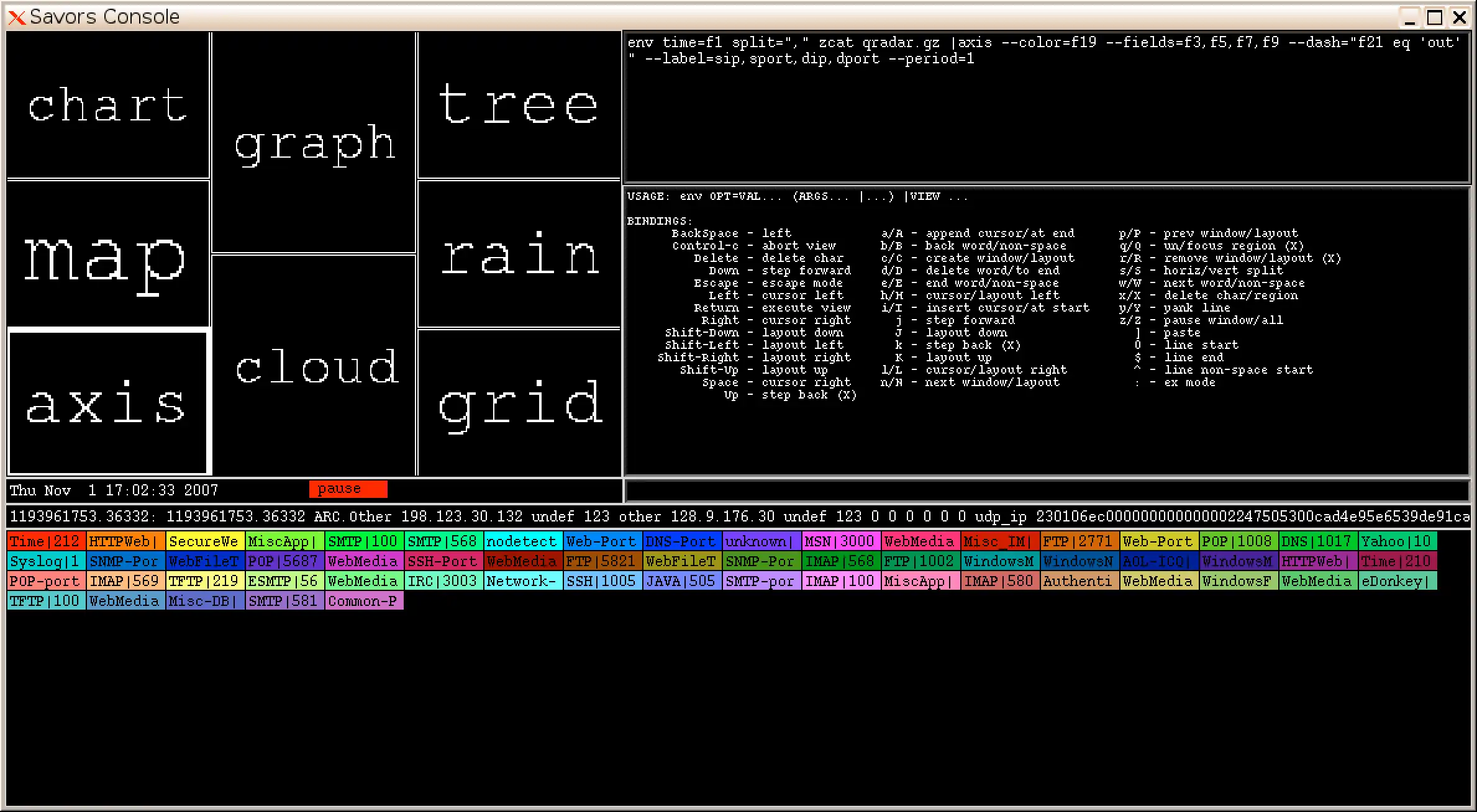 Download web tool or web app Sync  Viz Of aRbitrary Streams (Savors)