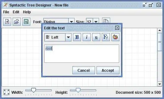 Download web tool or web app Syntactic Tree Designer to run in Linux online