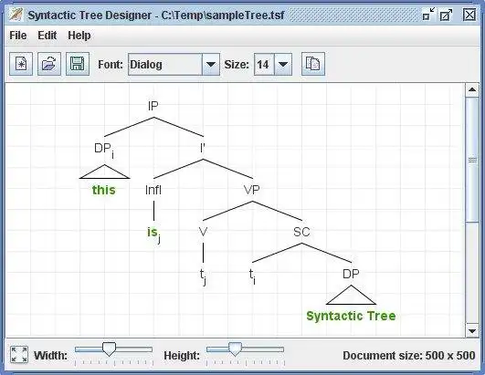 Download web tool or web app Syntactic Tree Designer to run in Linux online