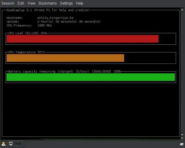 Download web tool or web app SysDisplay