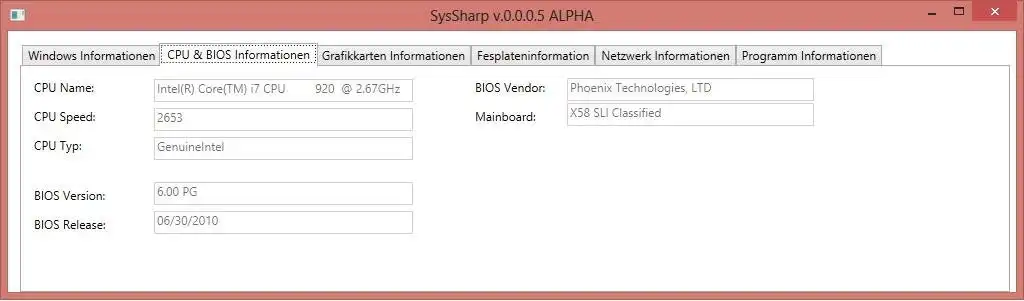 Download web tool or web app SysSharp