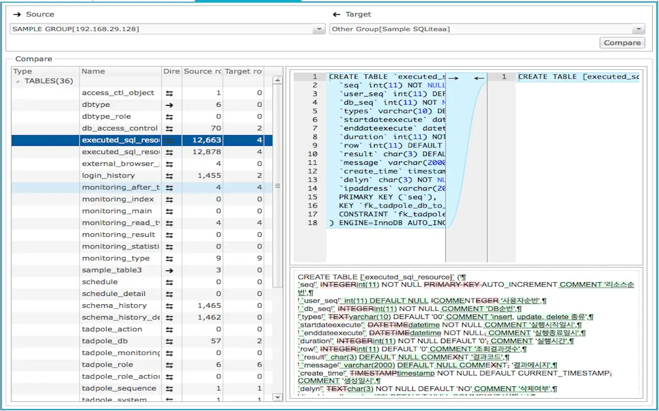 WebツールまたはWebアプリをダウンロードするTadpoleDB Hub