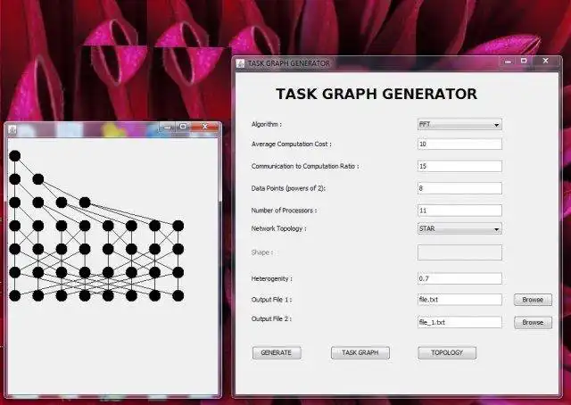 Download web tool or web app Task graph generator