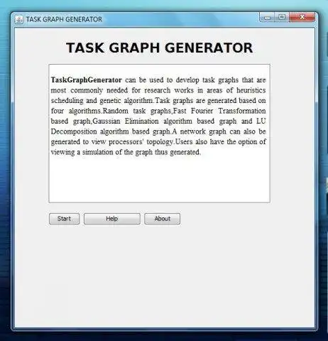 Download web tool or web app Task graph generator