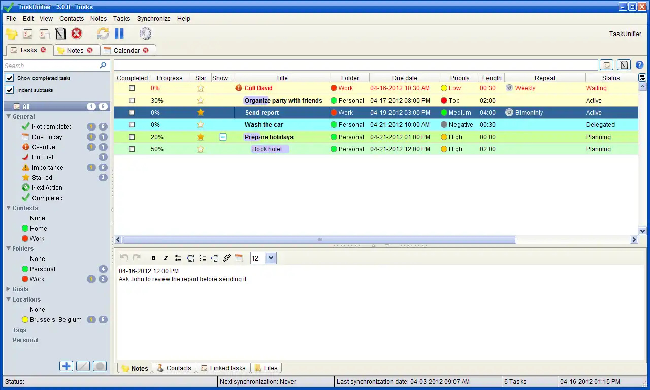 Descargar herramienta web o aplicación web TaskUnifier