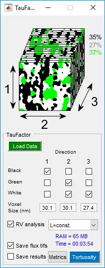 Download web tool or web app TauFactor