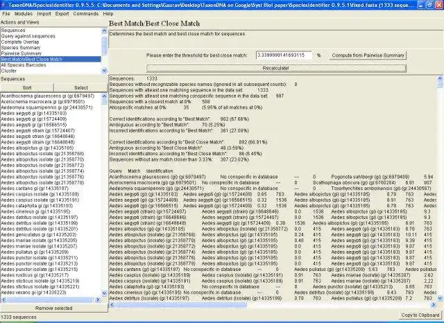 Download web tool or web app TaxonDNA to run in Linux online