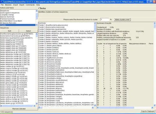 Download web tool or web app TaxonDNA to run in Linux online