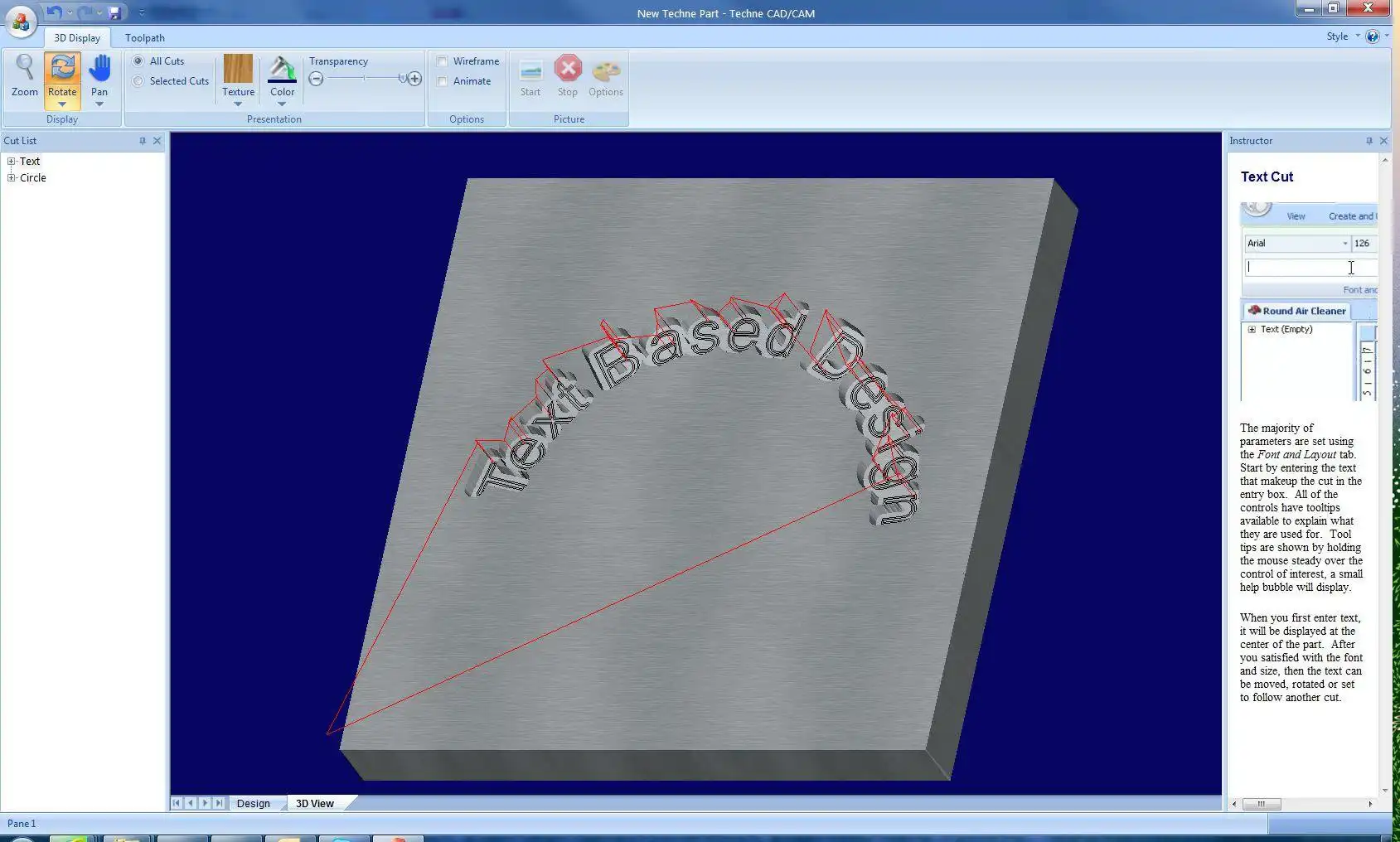 Download web tool or web app Techne (R) CAD/CAM to run in Windows online over Linux online