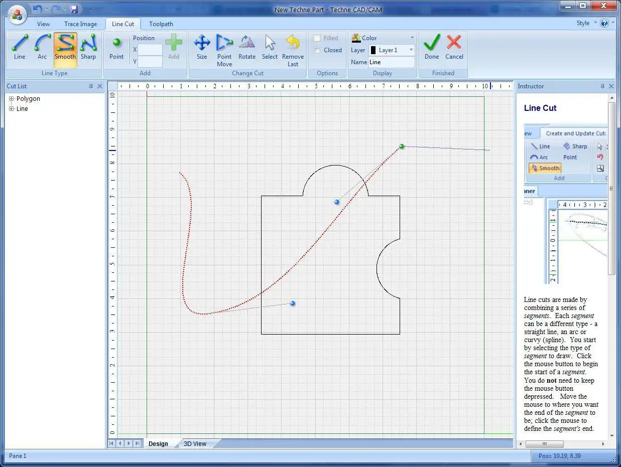 Download web tool or web app Techne (R) CAD/CAM to run in Windows online over Linux online