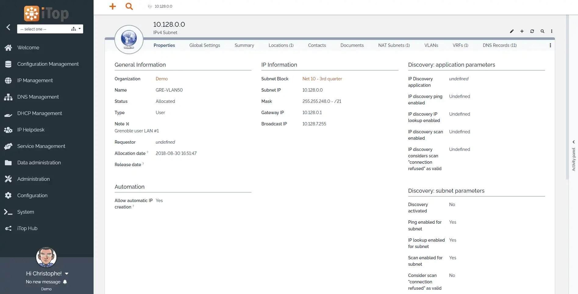 Download web tool or web app TeemIp - IPAM and DDI solution