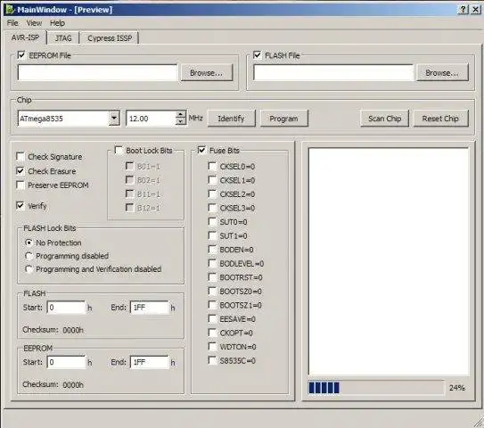 Download web tool or web app TekBots Universal Programmer to run in Windows online over Linux online