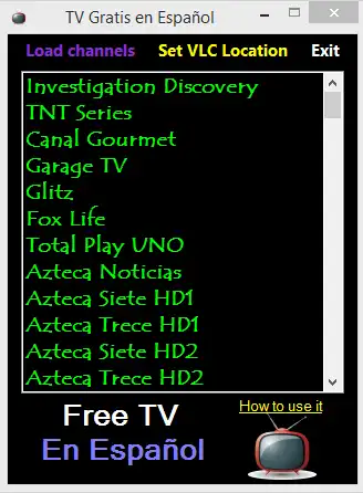 Download web tool or web app Television Gratis / Free TV