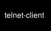 Run telnet-client in OnWorks free hosting provider over Ubuntu Online, Fedora Online, Windows online emulator or MAC OS online emulator