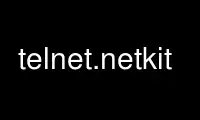 Run telnet.netkit in OnWorks free hosting provider over Ubuntu Online, Fedora Online, Windows online emulator or MAC OS online emulator