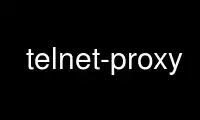 Run telnet-proxy in OnWorks free hosting provider over Ubuntu Online, Fedora Online, Windows online emulator or MAC OS online emulator