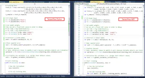 Download web tool or web app TensorFlow.NET