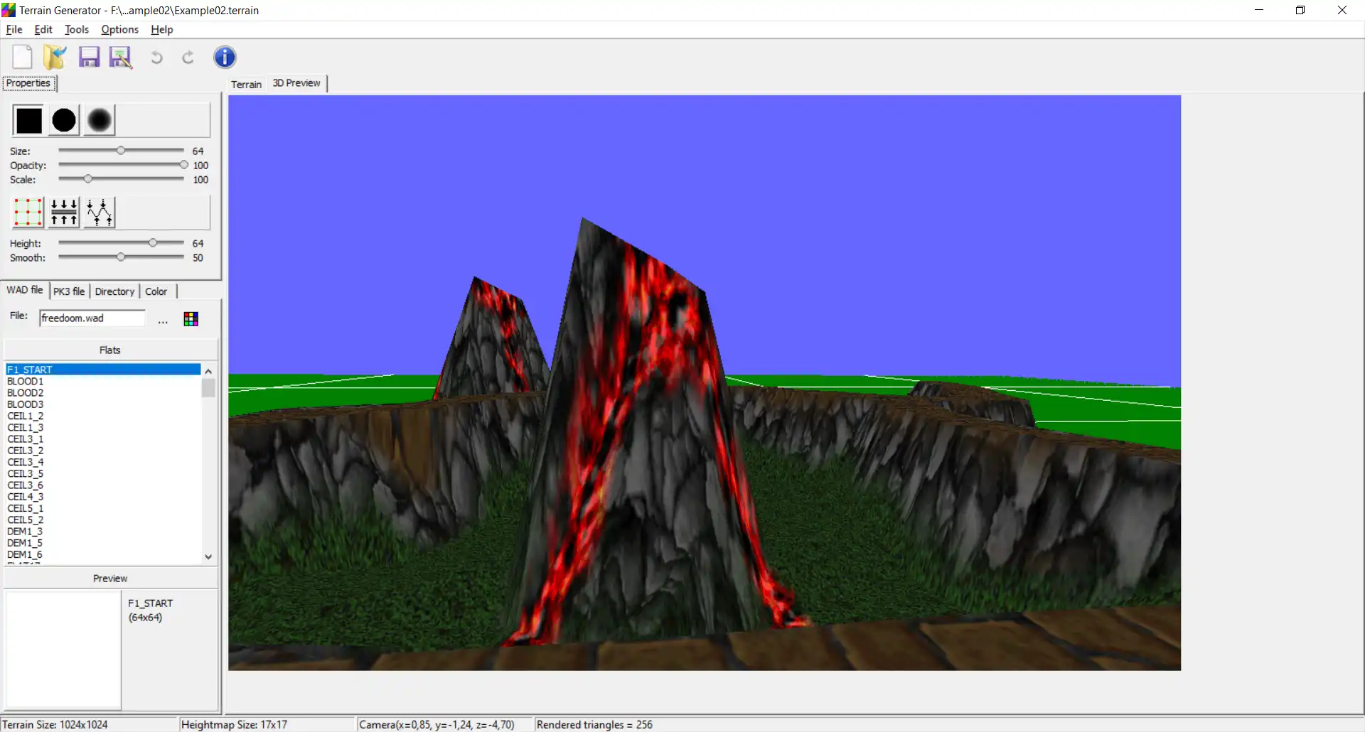 Download web tool or web app Terrain Generator