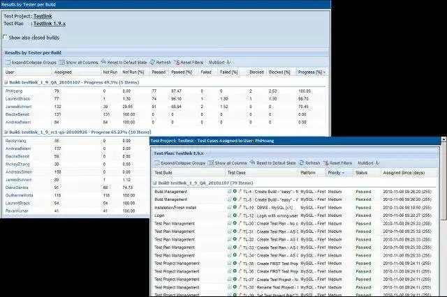 Descargue la herramienta web o la aplicación web TestLink