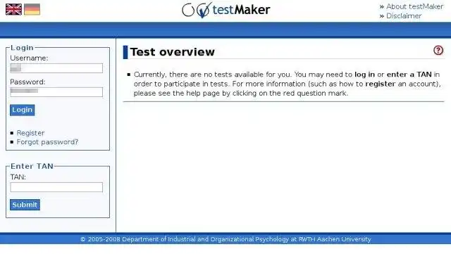 ابزار وب یا برنامه وب testMaker را دانلود کنید