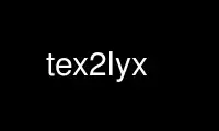 Run tex2lyx in OnWorks free hosting provider over Ubuntu Online, Fedora Online, Windows online emulator or MAC OS online emulator