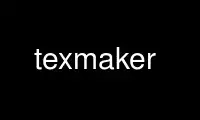 Run texmaker in OnWorks free hosting provider over Ubuntu Online, Fedora Online, Windows online emulator or MAC OS online emulator