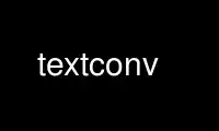 Run textconv in OnWorks free hosting provider over Ubuntu Online, Fedora Online, Windows online emulator or MAC OS online emulator